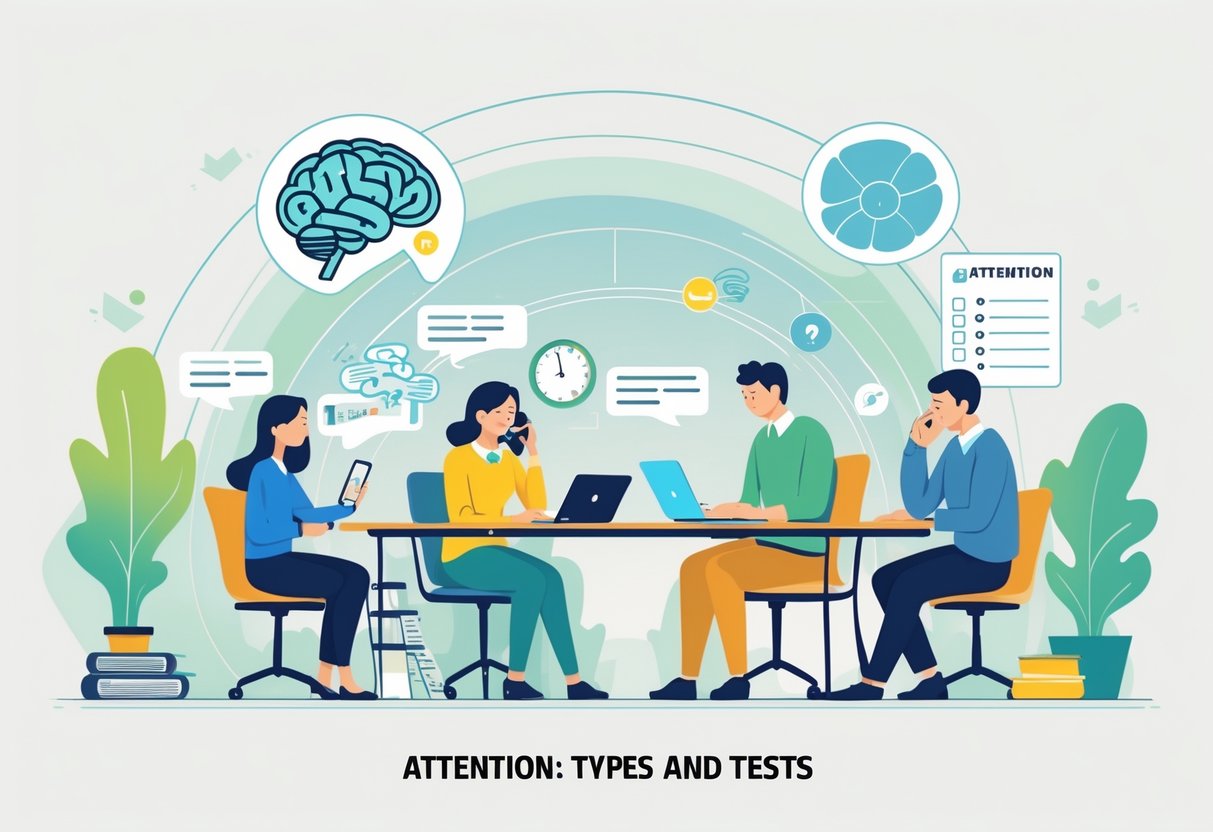 atencion tipos y tests